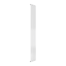 Reina Flat Panel Single Vertical Designer Radiator - 1800mm x 218mm - White