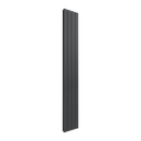 Reina Flat Panel Double Vertical Designer Radiator - 1800mm x 292mm - Anthracite