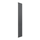 Reina Flat Panel Single Vertical Designer Radiator - 1800x292mm - Anthracite RND-FL184A