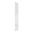 Reina Flat Panel Single Vertical Designer Radiator - 1800mm x 292mm - White