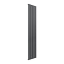 Reina Flat Panel Single Vertical Designer Radiator - 1800x366mm - Anthracite RND-FL185A