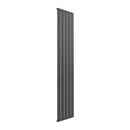 Reina Flat Panel Single Vertical Designer Radiator - 1800mm x 366mm - Anthracite