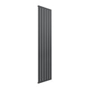 Reina Flat Panel Single Vertical Designer Radiator - 1800x440mm - Anthracite RND-FL186A