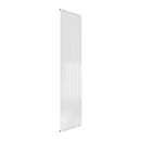 Reina Flat Panel Single Vertical Designer Radiator - 1800x440mm - White RND-FL186W