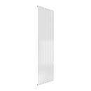 Reina Flat Panel Single Vertical Designer Radiator - 1800mm x 514mm - White