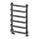 Reina Flora Designer Heated Towel Rail - 800x500mm - Gun Metal RND-FLA0805G