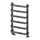 Reina Flora Designer Heated Towel Rail - 800mm x 500mm - Gun Metal