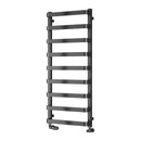 Reina Flora Designer Heated Towel Rail - 1200x500mm - Gun Metal RND-FLA1205G