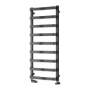 Reina Flora Designer Heated Towel Rail - 1200mm x 500mm - Gun Metal