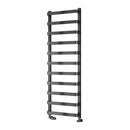 Reina Flora Designer Heated Towel Rail - 1500x500mm - Gun Metal RND-FLA1505G