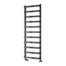 Reina Flora Designer Heated Towel Rail - 1500mm x 500mm - Gun Metal