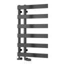 Reina Florina Designer Heated Towel Rail - 800mm x 500mm - Gun Metal