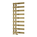 Reina Florina Designer Heated Towel Rail - 1235x500mm - Brushed Brass RND-FR512R