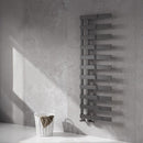 Reina Florina Designer Heated Towel Rail - 1525mm x 500mm - Gun Metal