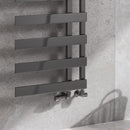 Reina Florina Designer Heated Towel Rail - 1525mm x 500mm - Gun Metal