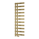 Reina Florina Designer Heated Towel Rail - 1525mm x 500mm - Brushed Brass
