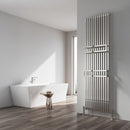 Reina Grande Vertical Designer Radiator - 1800mm x 500mm - Chrome
