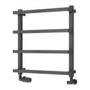 Reina Glora Designer Heated Towel Rail - 555x500mm - Anthracite RND-GLR0555A