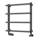 Reina Glora Designer Heated Towel Rail - 555mm x 500mm - Anthracite