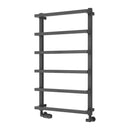 Reina Glora Designer Heated Towel Rail - 875x500mm - Anthracite RND-GLR0875A