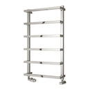 Reina Glora Designer Heated Towel Rail - 875x500mm - Chrome RND-GLR0875C