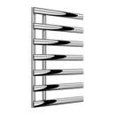 Reina Grace Vertical Designer Heated Towel Rail - 780mm x 500mm Wide - Chrome