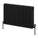 Reina Hedingham Horizontal Column Radiator - 600x1000mm - Black RND-HDM6100B