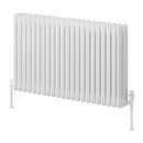 Reina Hedingham Horizontal Column Radiator - 600mm x 1000mm - White