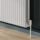 Reina Hedingham Horizontal Column Radiator - 600mm x 1175mm - White