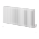Reina Hedingham Horizontal Column Radiator - 600mm x 1265mm - White