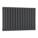 Reina Neva Double Horizontal Designer Radiator - 550mm x 826mm -  Anthracite