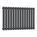 Reina Neva Single Horizontal Designer Radiator - 550x826mm - Anthracite RND-HNV14A