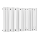 Reina Neva Single Horizontal Designer Radiator - 550mm x 826mm - White