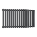 Reina Neva Single Horizontal Designer Radiator - 550mm x 1003mm - Anthracite
