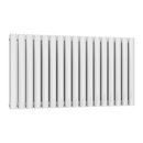Reina Neva Double Horizontal Designer Radiator - 550mm x 1003mm -  White