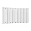 Reina Neva Single Horizontal Designer Radiator - 550x1003mm - White RND-HNV17