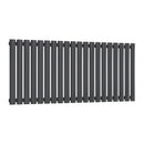 Reina Neva Single Horizontal Designer Radiator - 550x1180mm - Anthracite RND-HNV20A