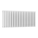 Reina Neva Double Horizontal Designer Radiator - 550x1180mm - White RND-HNV20D