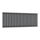 Reina Neva Single Horizontal Designer Radiator - 550x1416mm - Anthracite RND-HNV24A