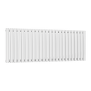 Reina Neva Single Horizontal Designer Radiator - 550mm x 1416mm - White