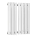 Reina Neva Single Horizontal Designer Radiator - 550x413mm - White RND-HNV7