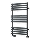 Reina Kale Vertical Heated Towel Rail - 816mm x 500mm - Anthracite