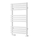 Reina Kale Vertical Heated Towel Rail - 816x500mm - White RND-KLE095W