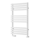 Reina Kale Vertical Heated Towel Rail - 816mm x 500mm - White