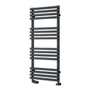 Reina Kale Vertical Heated Towel Rail - 1126x500mm - Anthracite RND-KLE131A