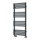 Reina Kale Vertical Heated Towel Rail - 1126mm x 500mm - Anthracite