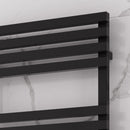 Reina Kale Vertical Heated Towel Rail - 1126mm x 500mm - Black