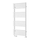 Reina Kale Vertical Heated Towel Rail - 1126mm x 500mm - White