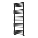 Reina Kale Vertical Heated Towel Rail - 1436mm x 500mm - Black