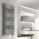 Reina Marco Vertical Designer Heated Towel Rail - 1100mm x 500mm - Chrome